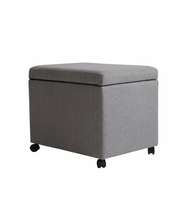 Velvet Seat Pouffe Stool